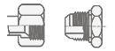 37° - FLARED TUBE CONNECTORS