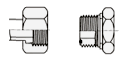 CONNECTORS O-RING FACE SEAL